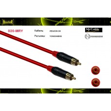 020-MRY-G6     RCA  <=> RCA :  Mr. Cable Reason G6 red, blue